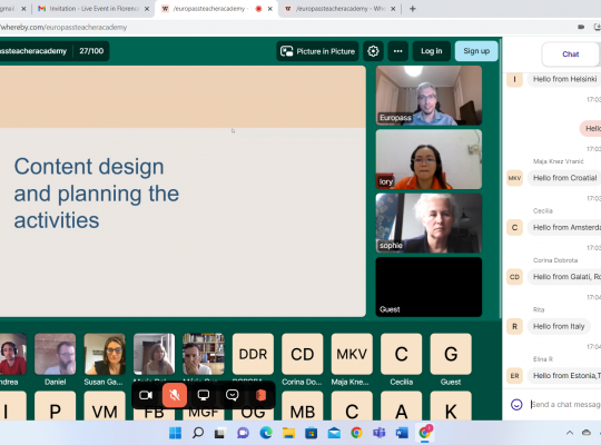Europass Teachers Academy online conference